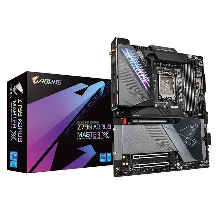 Z790 AORUS MASTER X Gigabyte Motherboard- Supports Intel 13Th Gen Cpus, 20+1+2 Phases Vrm, Up To 8266Mhz Ddr5 (Oc), 1X Pcie 5.0 
