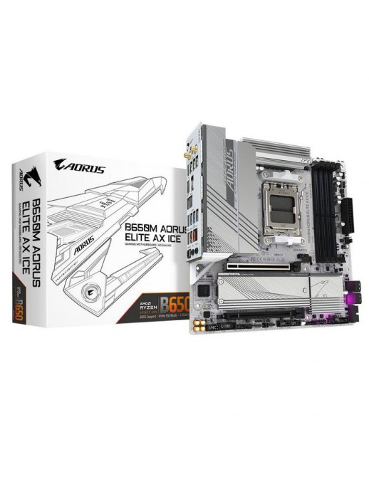 B650M A ELITE AX ICE Gigabyte B650M Aorus Elite Ax Ice Motherboard Amd B650 Socket Am5 Micro Atx