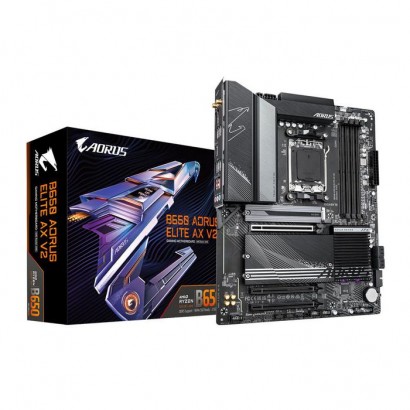 B650 AORUS ELITE AX V2 Gigabyte Motherboard - Supports Amd Am5 Cpus, 12+2+2 Phases Digital Vrm,...