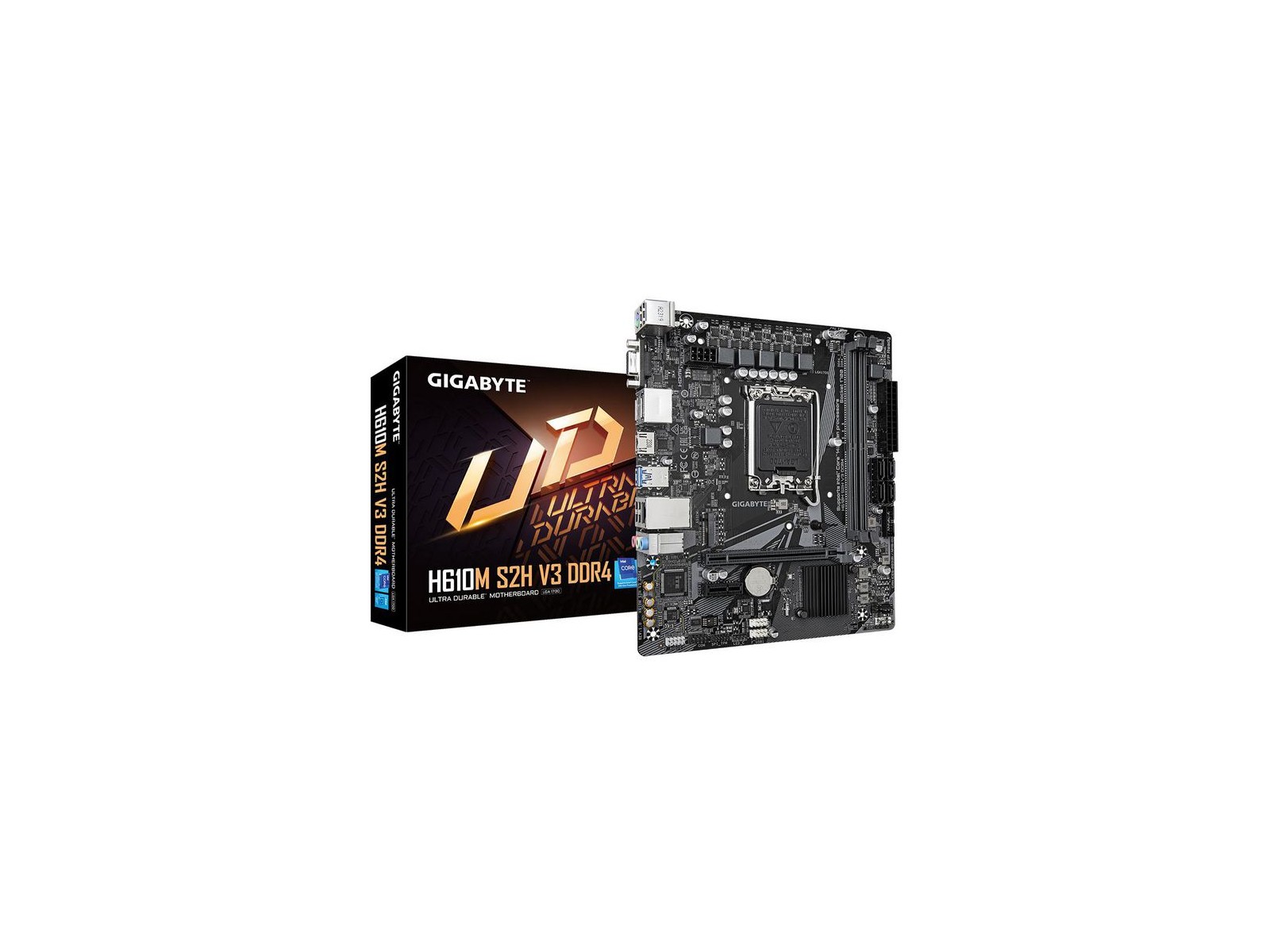 H610M S2H V3 DDR4 H610M S2H V3 DDR4 Gigabyte Motherboard - Supports Intel Core 14Th Cpus, 4+1+1 Hybrid Digital Vrm, Up To 320... H610M S2H V3 DDR4 H610M S2H V3 DDR4 Gigabyte Motherboard - Supports Intel Core 14Th Cpus, 4+1+1 Hybrid Digital Vrm, Up To 320...