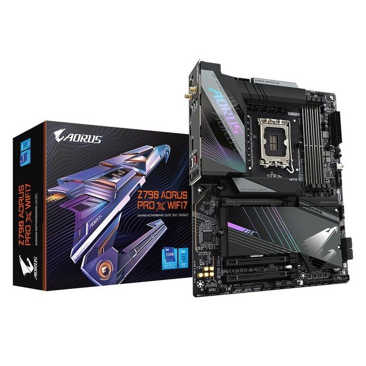 Z790 A PRO X WIFI7 Gigabyte Z790 Aorus Pro X Wifi7 Motherboard - Supports Intel Core 14Th Gen Cpus, 18+1+2 Phases Vrm, Up To 826