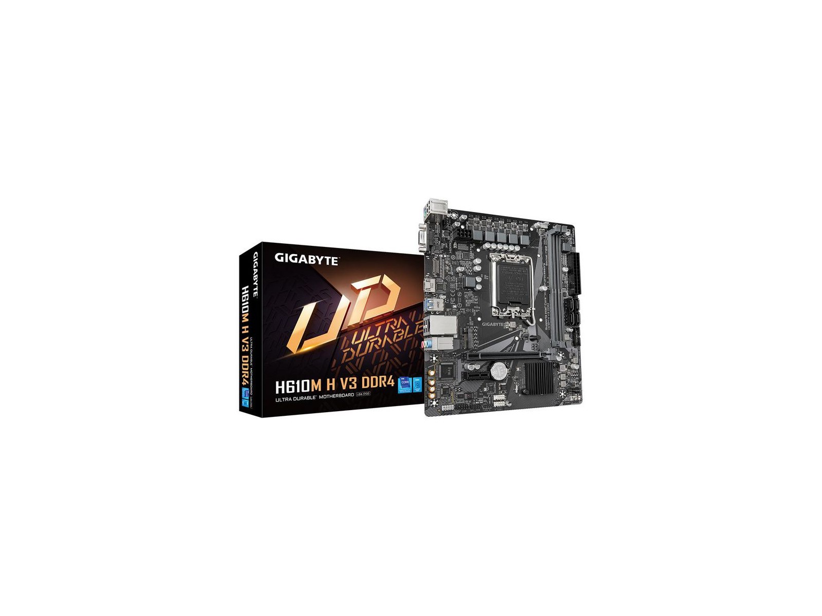 H610M H V3 DDR4 H610M H V3 DDR4 Gigabyte Motherboard - Supports Intel Core 14Th Cpus, 4+1+1 Hybrid Phases Digital Vrm, Up To ... H610M H V3 DDR4 H610M H V3 DDR4 Gigabyte Motherboard - Supports Intel Core 14Th Cpus, 4+1+1 Hybrid Phases Digital Vrm, Up To ...