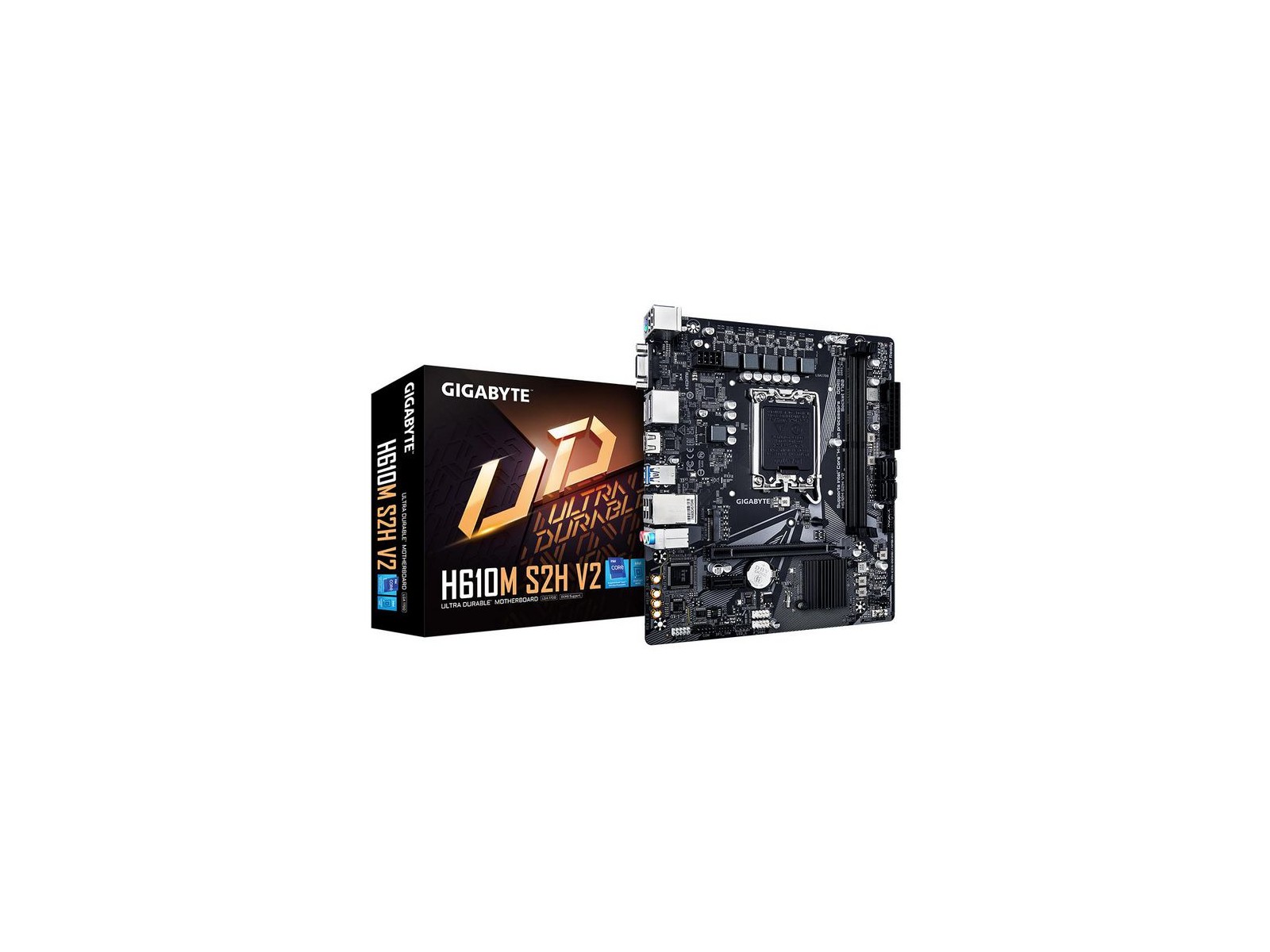 H610M S2H V2 H610M S2H V2 Gigabyte Motherboard - Supports Intel Core 14Th Cpus, 4+1+1 Hybrid Phases Digital Vrm, Up To 5600Mh... H610M S2H V2 H610M S2H V2 Gigabyte Motherboard - Supports Intel Core 14Th Cpus, 4+1+1 Hybrid Phases Digital Vrm, Up To 5600Mh...