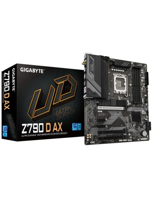 Z790 D AX Gigabyte Motherboard - Supports Intel Core 14Th Gen Cpus, 12+1+1 Phases Digital Vrm, Up To 7600Mhz Ddr5 (Oc), 3Xpcie 4