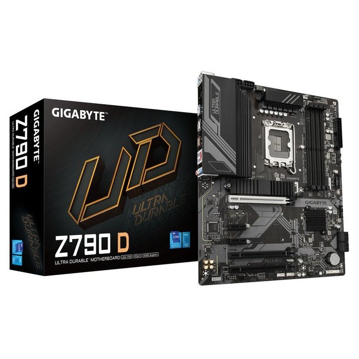 Z790 D Gigabyte Motherboard - Supports Intel Core 14Th Gen Cpus, 12+1+? Phases Digital Vrm, Up To 7600Mhz Ddr5 (Oc), 3Xpcie 4.0 Z790 D Gigabyte Motherboard - Supports Intel Core 14Th Gen Cpus, 12+1+? Phases Digital Vrm, Up To 7600Mhz Ddr5 (Oc), 3Xpcie 4.0