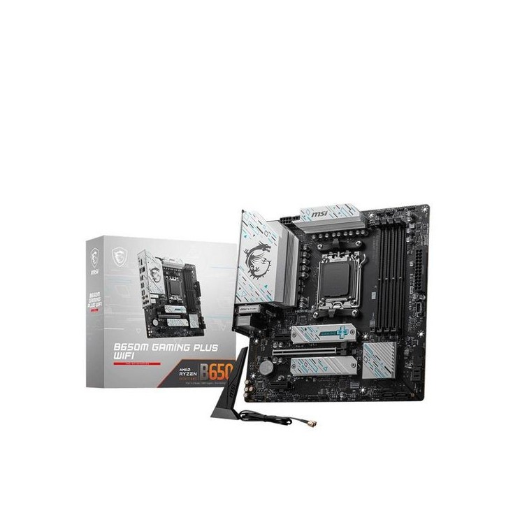 B650M GAMING PLUS WIFI MSI Motherboard Amd B650 Socket Am5 Micro Atx