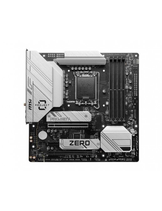B760M PROJECT ZERO B760M PROJECT ZERO MSI Motherboard Intel B760 Lga 1700 Micro Atx