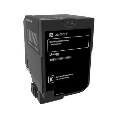 74C2HKE 74C2HKE Lexmark 20 K, Black