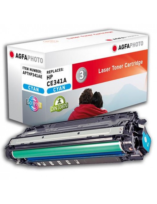 APTHP341AE AgfaPhoto Toner Cyan, rpl CE341A / 651A APTHP341AE, CE341A, 651A