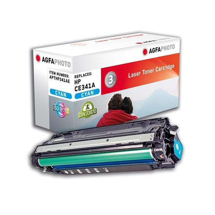 APTHP341AE AgfaPhoto Toner Cyan, rpl CE341A / 651A APTHP341AE, CE341A, 651A