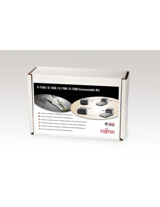 CON-3670-002A CON-3670-002A Fujitsu Consumable Kits for fi-7140, fi-7240, fi-7160, fi-7260, fi-7180, fi-7280 PA03670-0001, PA...