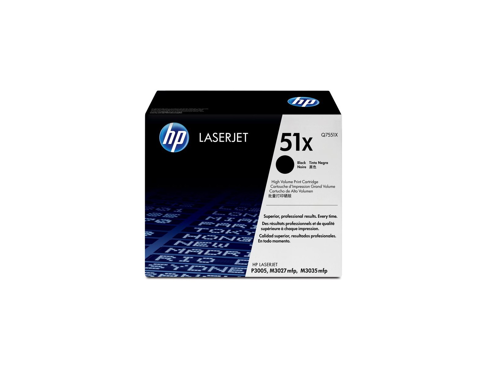 Q7551X Q7551X HP 51X High Yield Black Original LaserJet Toner Cartridge HPQ7551X Q7551X Q7551X HP 51X High Yield Black Original LaserJet Toner Cartridge HPQ7551X