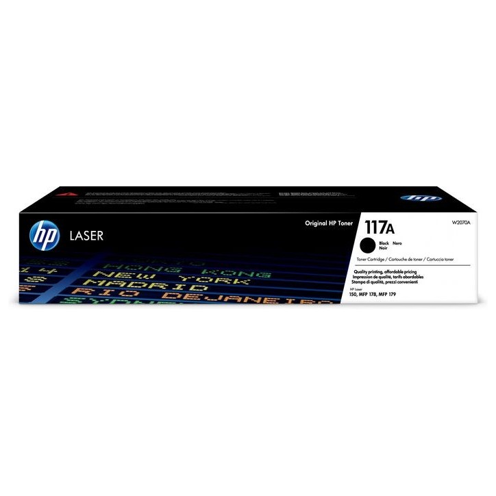 W2070A HP 117A Black Original Laser Toner Cartridge 826024
