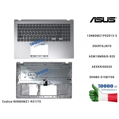 90NB0MZ1-R31IT0 Tastiera Italiana Top Case Palmrest ASUS VivoBook 15 X509 X509D X509DA X509F X509FA X509FB X509FJ X509FL X509...