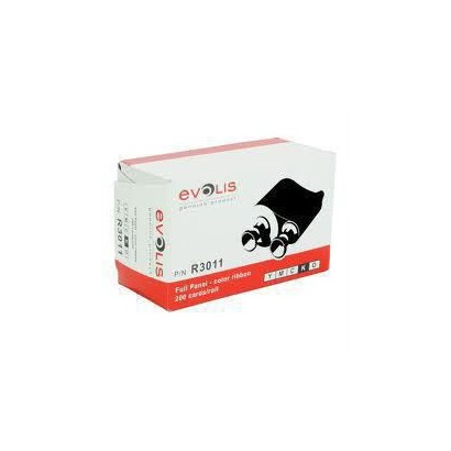 R3011 R3011 Evolis R3011 - YMCKO Color Ribbon 200136, 534-363