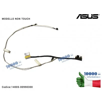 Cavo Flat LCD ASUS [NON TOUCH] VivoBook S451 S451L S451LA S451LB S451LN [VERSIONE NON TOUCH] 14005-00990300