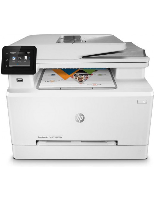 7KW75A 7KW75A HP Color Laserjet Pro Mfp M283Fdw, Print, Copy, Scan, Fax, Front-Facing Usb Printing Scan To Email Two-Sided Pr...