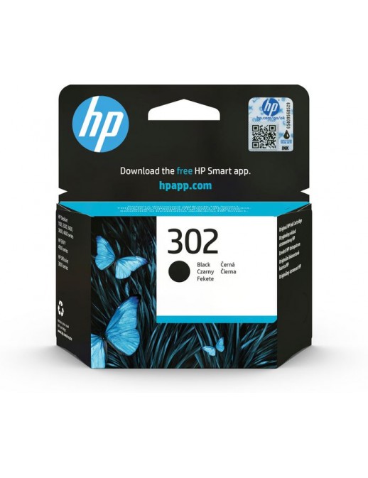 F6U66AE F6U66AE HP 302 Black Original Ink Cartridge 818955