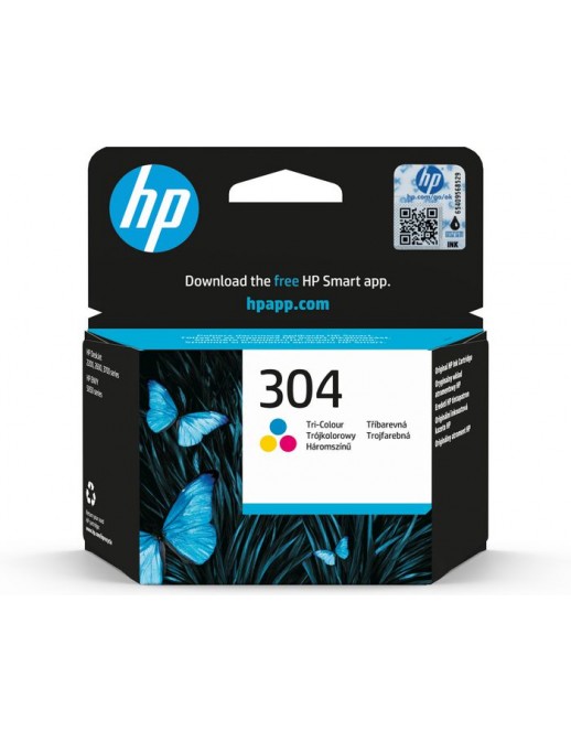 N9K05AE N9K05AE HP 304 Tri-Color Original Ink Cartridge