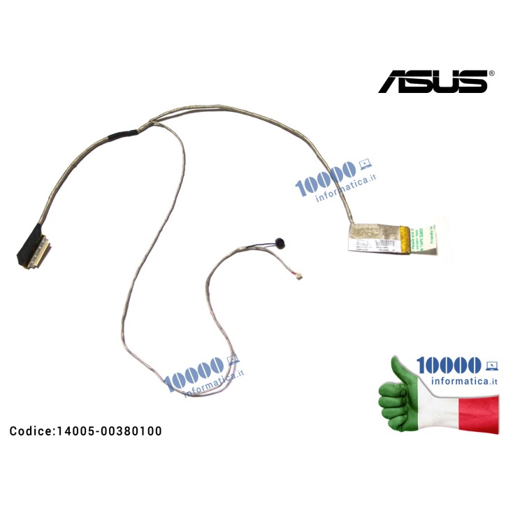 Cavo Flat LCD ASUS X75 X75U X75A X75SV X75VD F75A F75VD XJ4 14005-00380100
