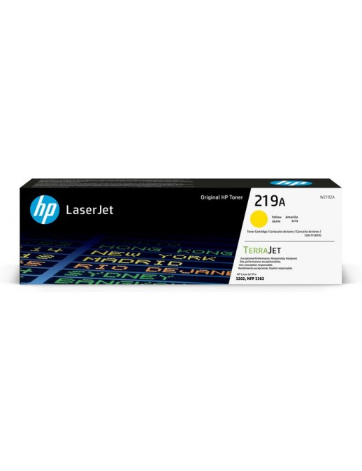 W2192A W2192A HP 219A Yellow Original LaserJet Toner Cartridge