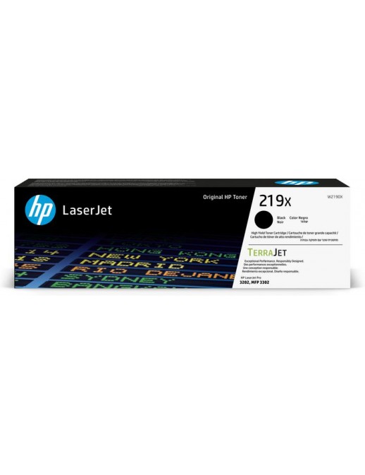 W2190X W2190X HP 219X High Yield Black Original Laserjet Toner Cartridge