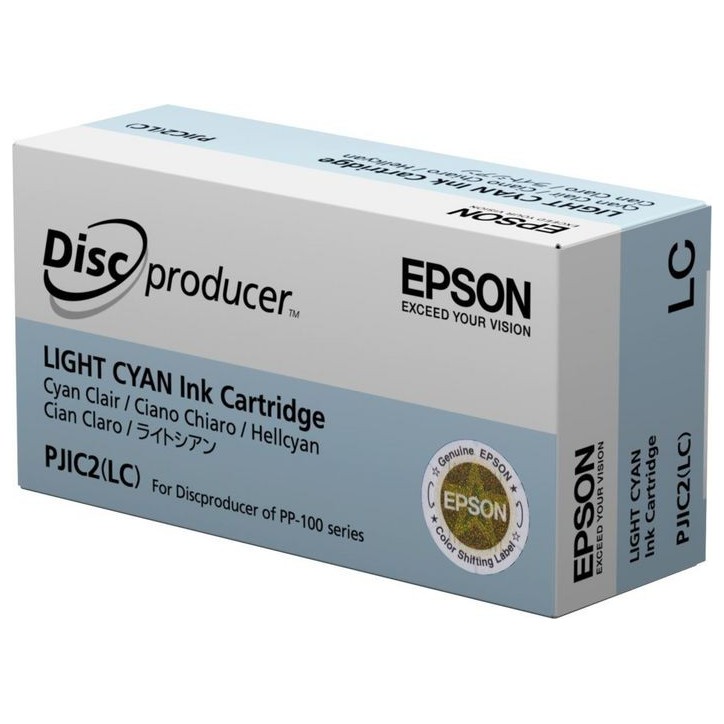 C13S020689 Epson Discproducer Ink PJIC7(LC), Light Cyan Epson