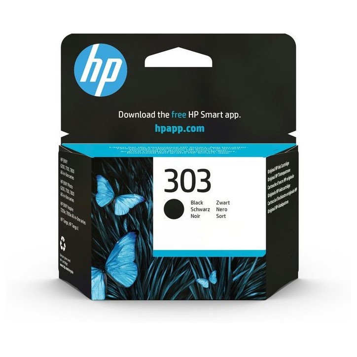 T6N02AE HP 303 Black Original Ink Cartridge