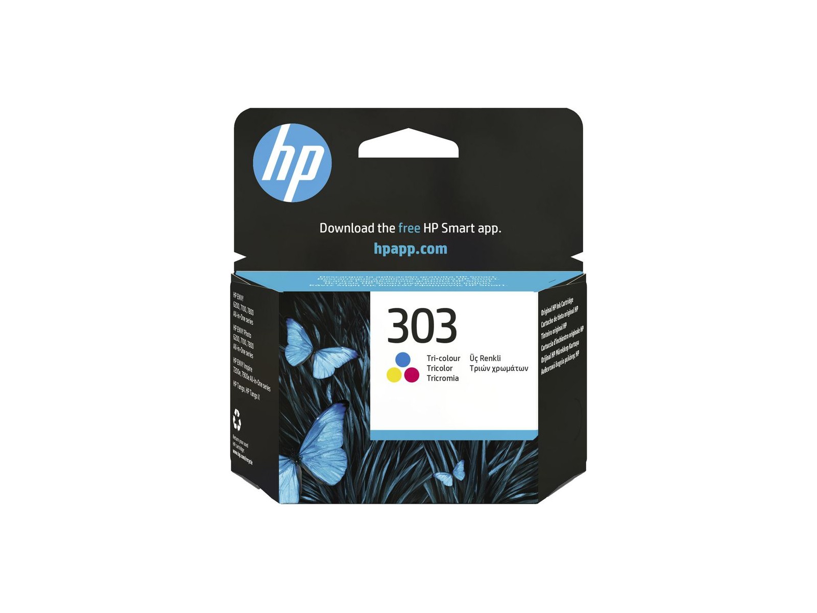 T6N01AE T6N01AE HP 303 Tri-Color Original Ink Cartridge T6N01AE T6N01AE HP 303 Tri-Color Original Ink Cartridge