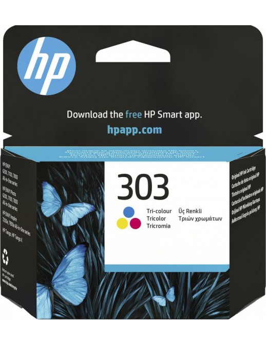 T6N01AE T6N01AE HP 303 Tri-Color Original Ink Cartridge