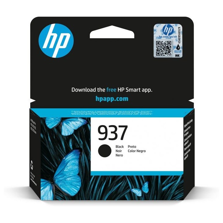 4S6W5NE HP 937 Black Original Ink Cartridge