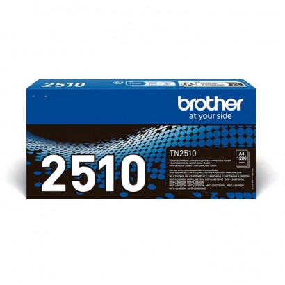 TN2510 Brother Standard yield black toner cartridge, 1,200 pages