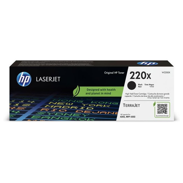W2200X HP 220X Black Original Laserjet Toner Cartridge