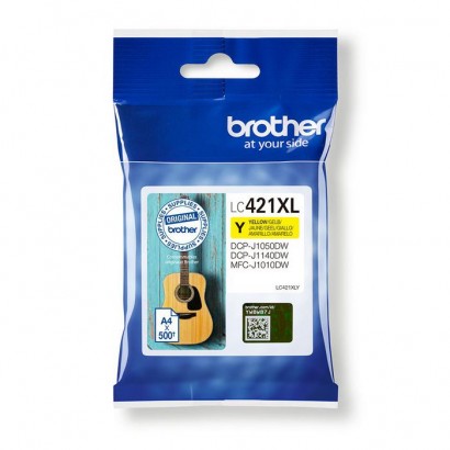 LC421XLY Brother Lc-421Xly Ink Cartridge 1 Pc(S) Original High (Xl) Yield Yellow