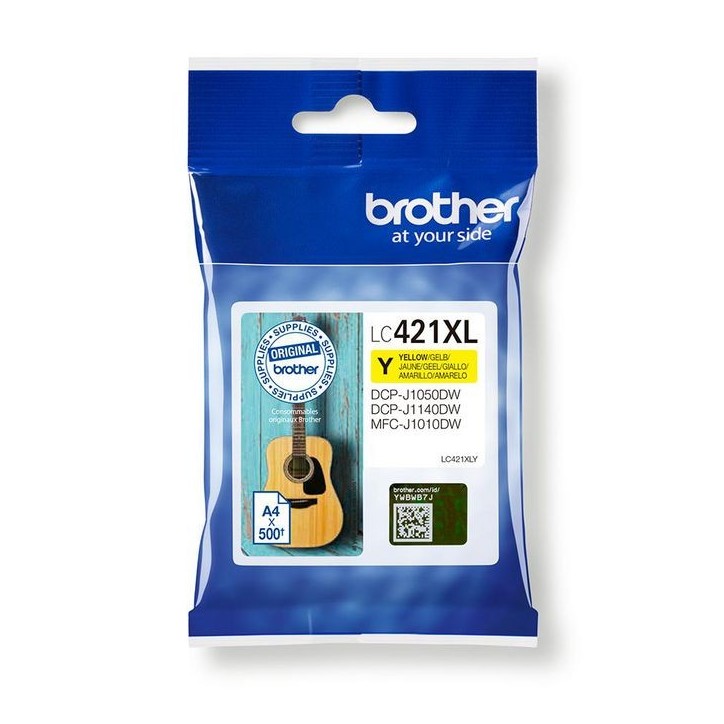 LC421XLY Brother Genuine Brother LC421XLY Ink Cartridge – Yellow Brother