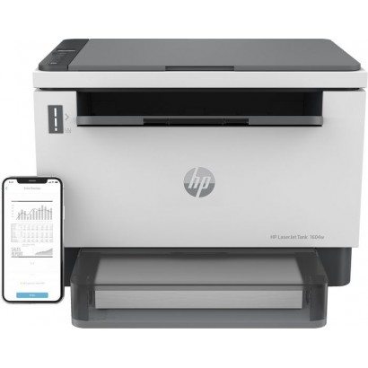 381L0A#B19 381L0AB19 HP Laserjet Tank Mfp 1604W Printer, Black And White, Printer For Business, Print, Copy, Scan, Scan To Em...