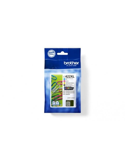 LC422XLVALDR LC422XLVALDR Brother LC422XL HY VAL BP INK&DR SEC TAG(BH19MB) - MOQ 4