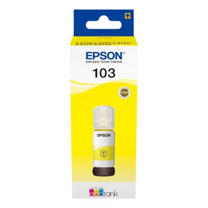C13T00S44A C13T00S44A Epson 103 EcoTank, Yellow, 70ml Epson Features DSE