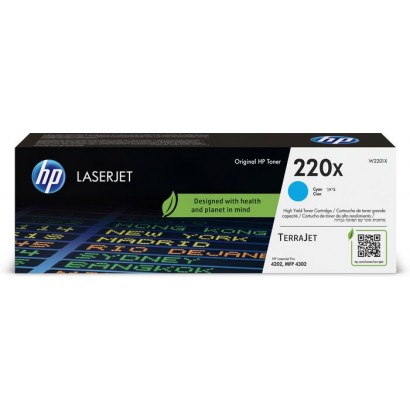 W2201X W2201X HP 220X Cyan Original Laserjet Toner Cartridge