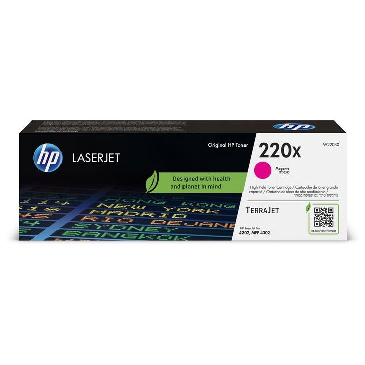 W2203X HP 220X Magenta Original Laserjet Toner Cartridge