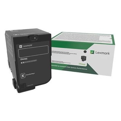 73B20K0 Lexmark 20K Black Return Program Toner Cartridge (CS/CX827)