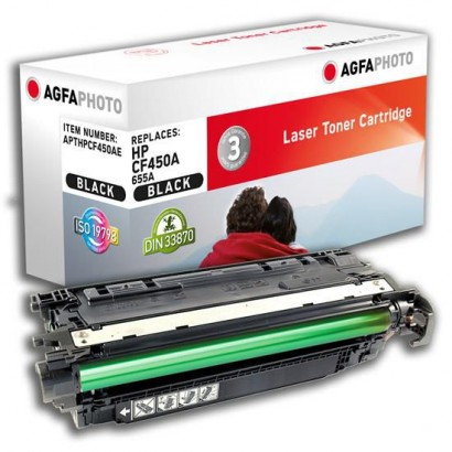 APTHPCF450AE AgfaPhoto Toner Cartridge for HP LaserJet Enterprise M652, Black, 12500 pages