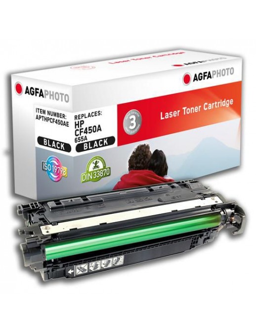 APTHPCF450AE AgfaPhoto Toner Cartridge for HP LaserJet Enterprise M652, Black, 12500 pages