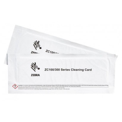 105999-310-01 Zebra Cleaning Card Kit (Improved) ZC100/300 2 Cards