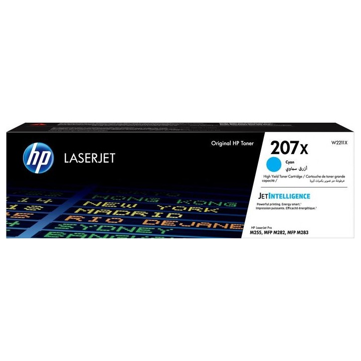 W2211X HP 207X High Yield Cyan Original LaserJet Toner Cartridge