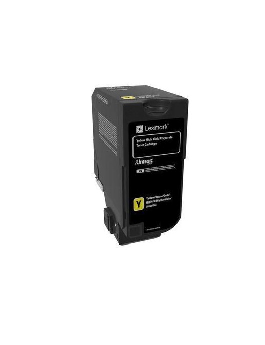 84C2HYE Lexmark Yellow Corporate Toner Cartridge