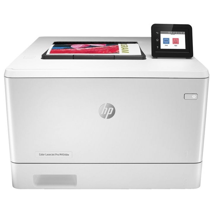W1Y45AB19 HP Color LaserJet Pro M454dw, Laser, 600 x 600dpi, 28ppm, A4, 1200MHz, 512MB, WiFi, 2.7"