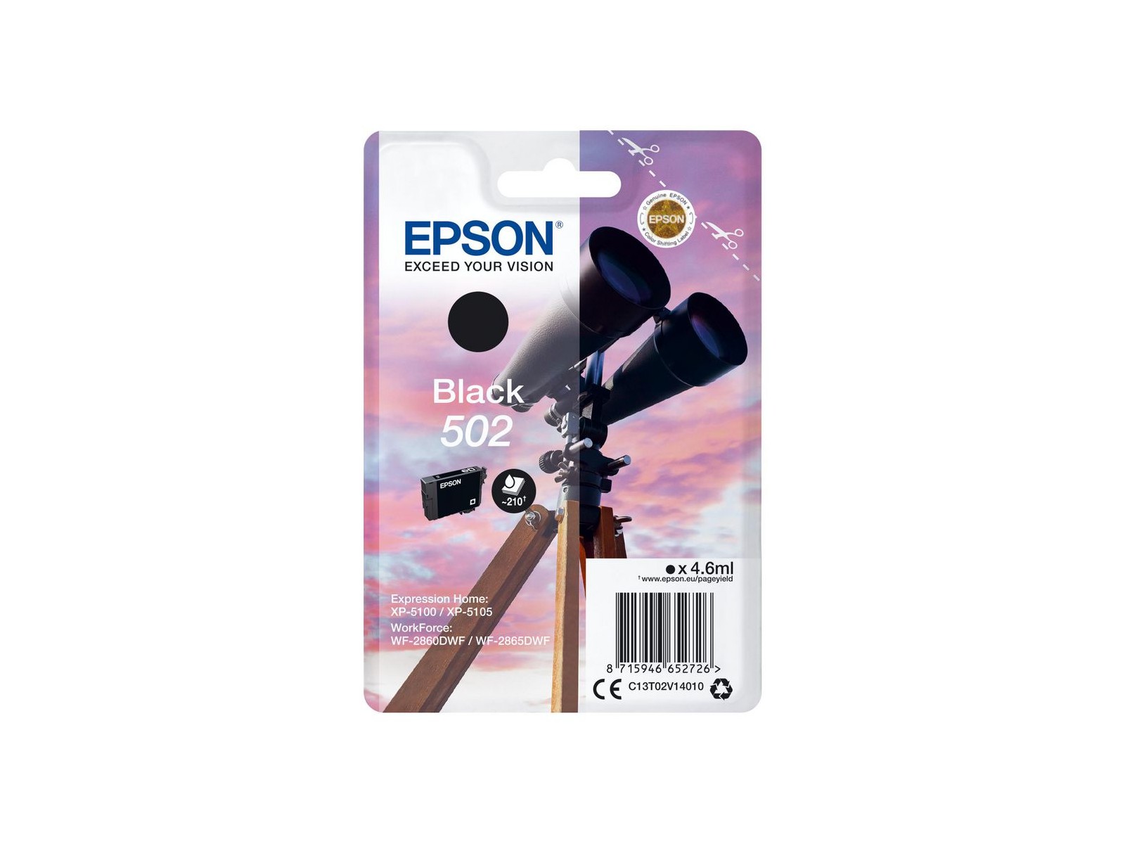 C13T02V14020 C13T02V14020 Epson Singlepack Black 502 Ink C13T02V14020 C13T02V14020 Epson Singlepack Black 502 Ink