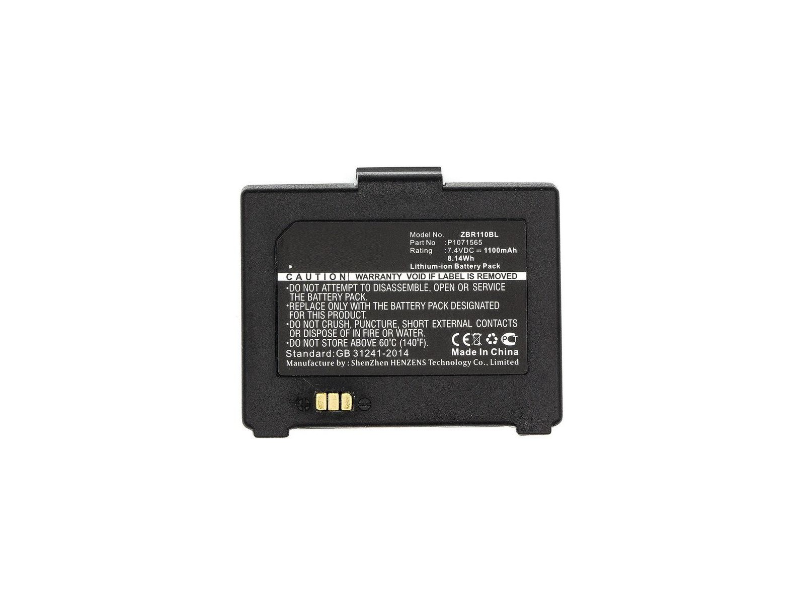 MBXPR-BA043 MBXPR-BA043 CoreParts Battery for Zebra Printer 8.14Wh Li-ion 7.4V 1100mAh Black, P1070125-008, P1071565 ZQ110, P... MBXPR-BA043 MBXPR-BA043 CoreParts Battery for Zebra Printer 8.14Wh Li-ion 7.4V 1100mAh Black, P1070125-008, P1071565 ZQ110, P...