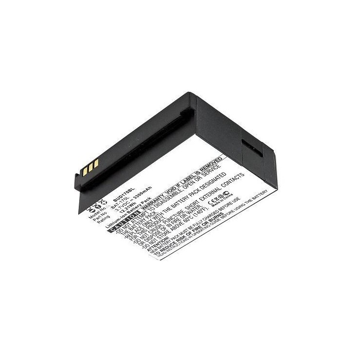 MBXPOS-BA0018 CoreParts Battery for Bluebird Scanner 12.2Wh Li-ion 3.7V 3300mAh Black, Pidion BM-170, Pidion BM-170 Semi-Rugged 